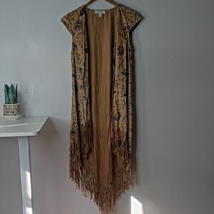 Love, Fire Camel and Navy Vest
